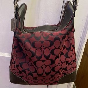 Coach Purse: Signature C's & Leather